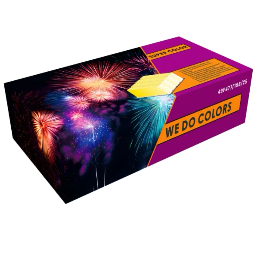 Super color compound batteri fyrværkeri